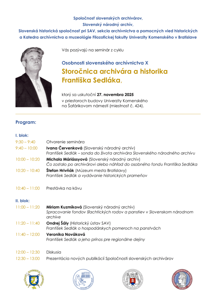 Osobnosti slovenskeho archivnictva